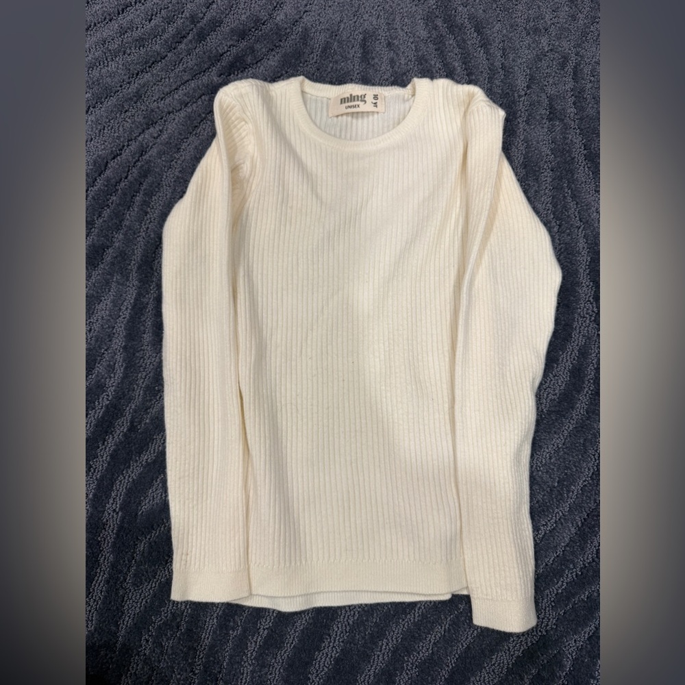Girls cream color sweater